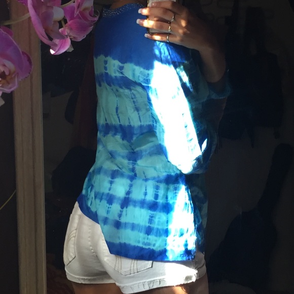 🚫🚫sold🚫🚫Tie dye tunic blouse - Picture 3 of 3
