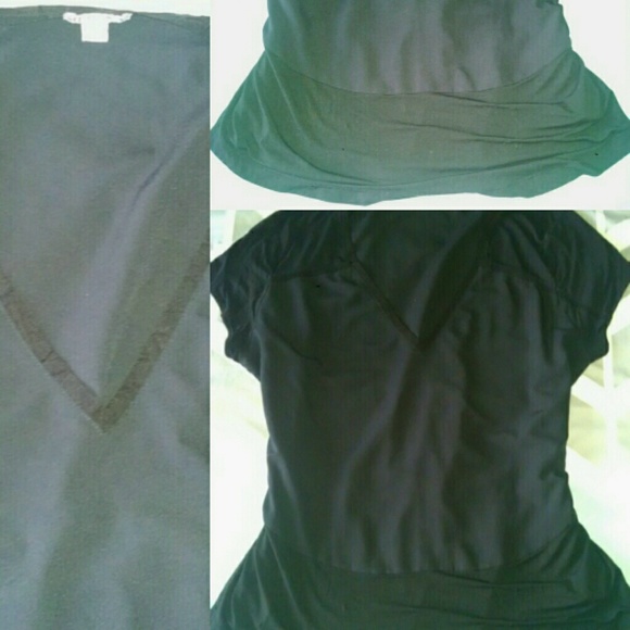 Black blouse top.