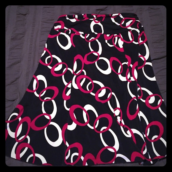 Polyester/nylon blend skirt.