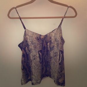 Show me your Mumu snakeskin top