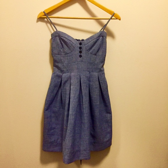 Strapped Chambray Sundress