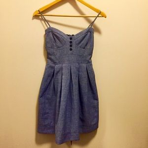 Strapped Chambray Sundress