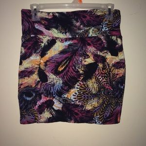 Multiprint Pencil Skirt