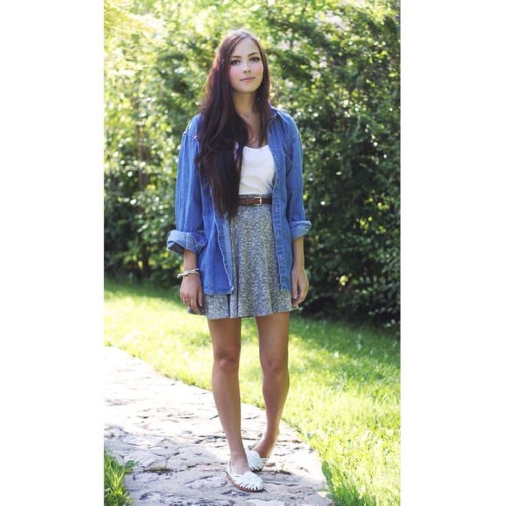 Heathered Skirt