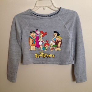 h&m the flintstones sweater crop top type of thing