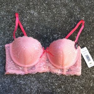 Lace Coral Rene Rofe Bra/Bralette