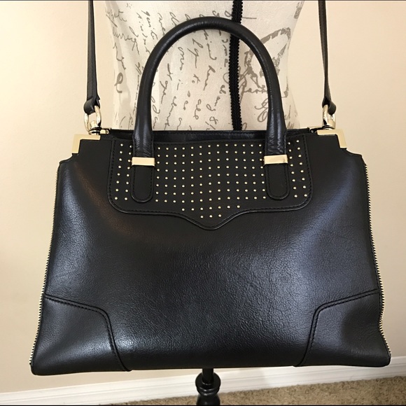 Rebecca Minkoff Handbags - Rebecca Minkoff Amorous Studded satchel in Black