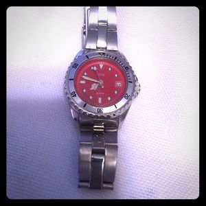 Cute red-faced watch!