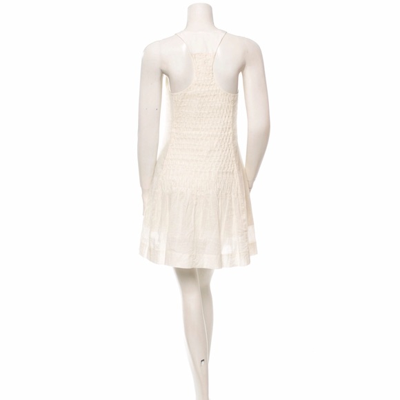 Rag & Bone Ivette cream cotton racerback dress - Picture 7 of 8