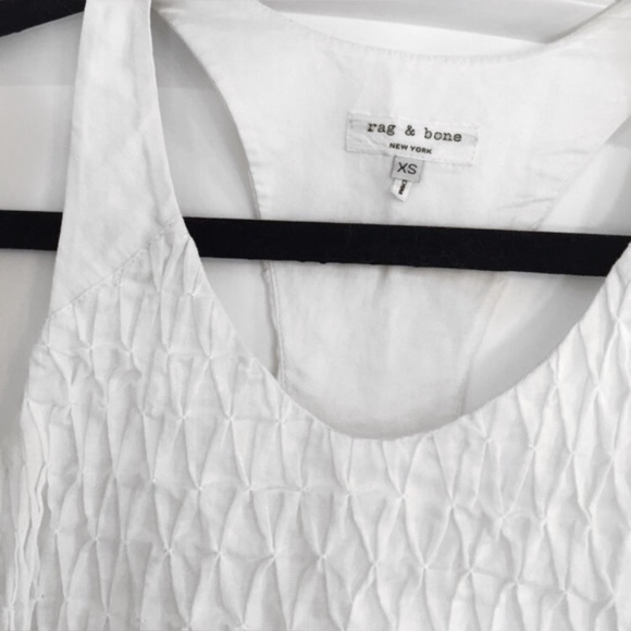 Rag & Bone Ivette cream cotton racerback dress - Picture 8 of 8