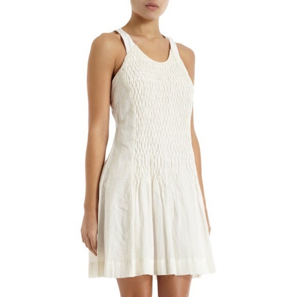 rag & bone Dresses & Skirts - Rag & Bone Ivette cream cotton racerback dress