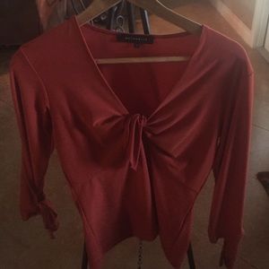 Burnt orange mesmerize top