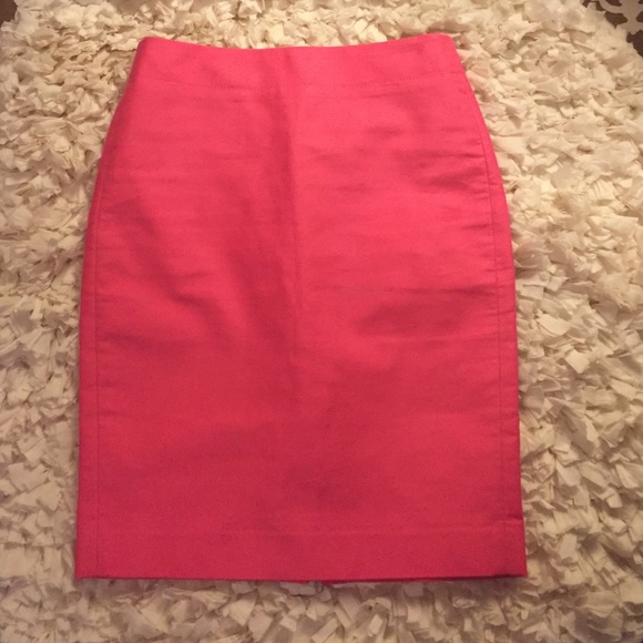 J. Crew Dresses & Skirts - Neon Pink J.Crew  No. 2 Pencil Skirt Size:00