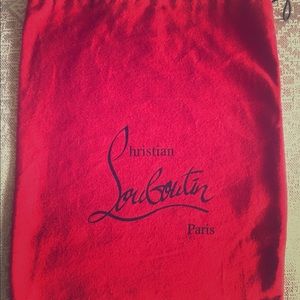 Louboutin dust cover large