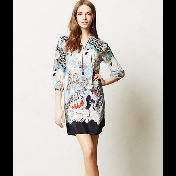 Anthropologie Cleo Silk Tunic New 100% Silk