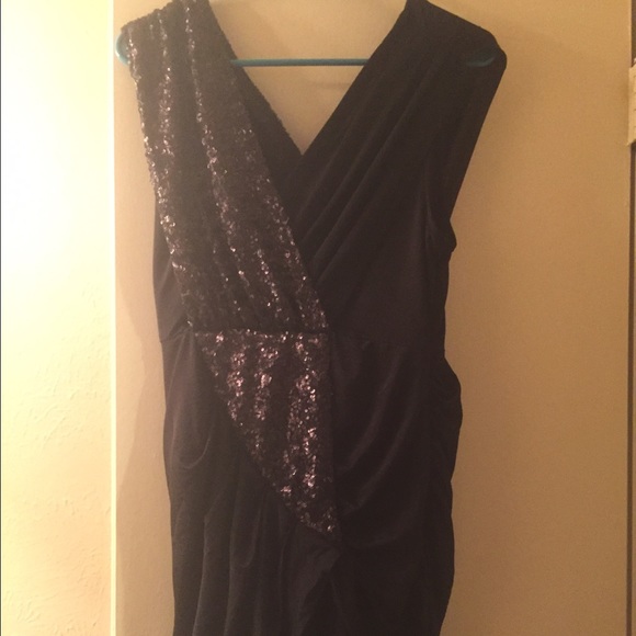 Black Sequined Party Dress!!