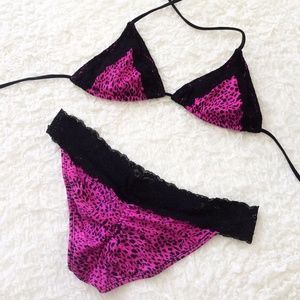 FINAL PRICE👙Scrunch Butt Pink Leopard Bikini👙