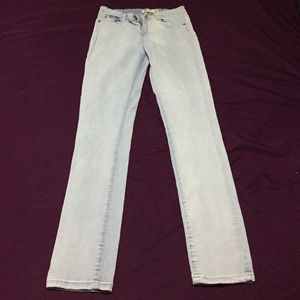 Light blue skinny jeans-never worn