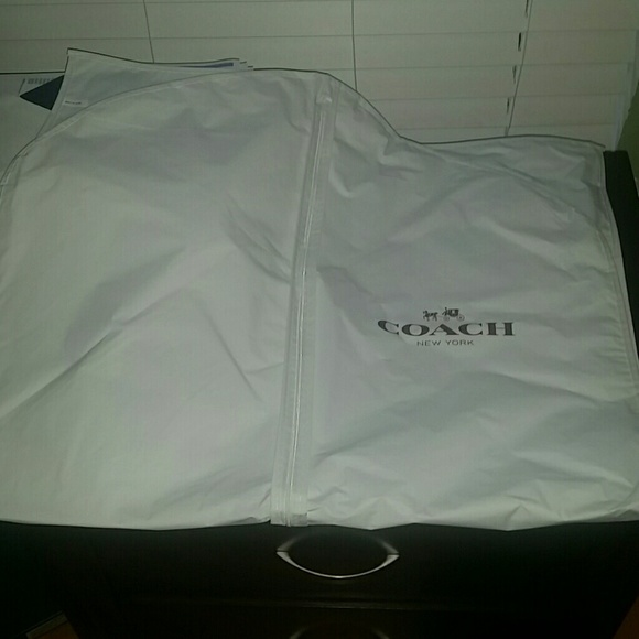 Plastic coach garment bag