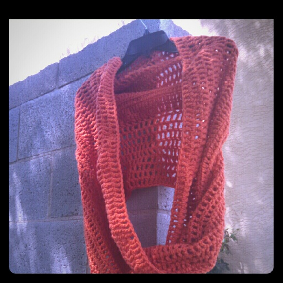 Award winning handmade crochet infinity scarf