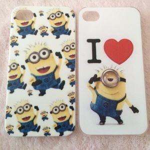 2 Minion Cases for IPhone 4/4s