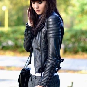 Zara Biker Leather Jacket