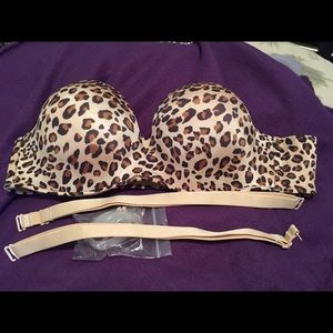 Leopard Print Lane Bryant Strapless Bra