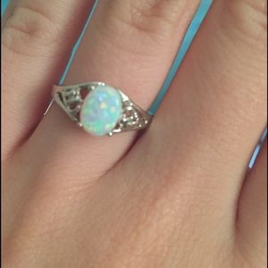 opal ring - size 6 - never worn!