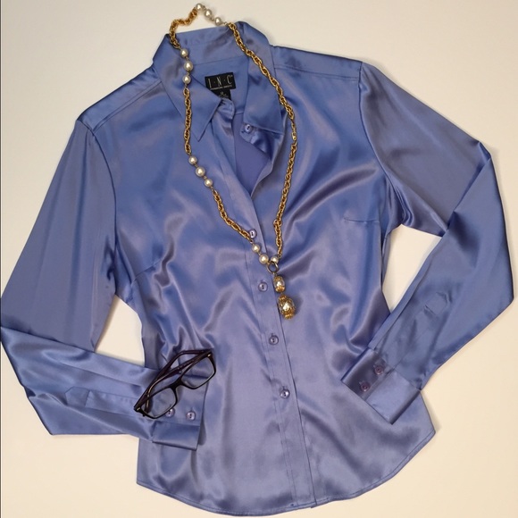 INC International Concepts Silk Blouse