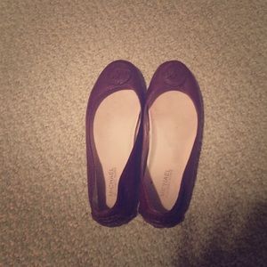 Michael Kors Brown Leather flats with insole