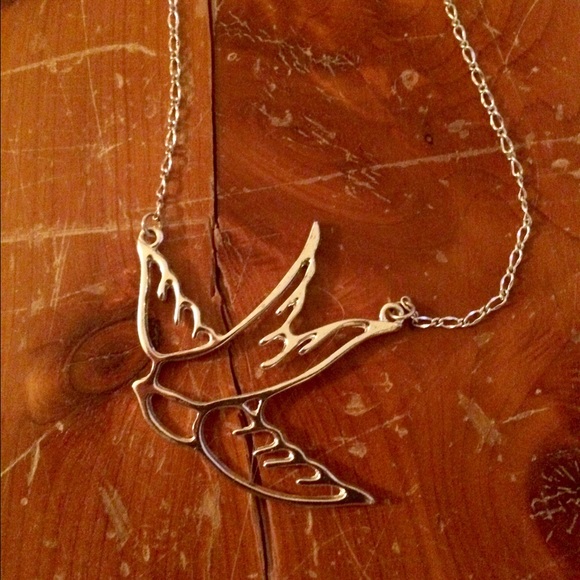 Silver Hummingbird Necklace