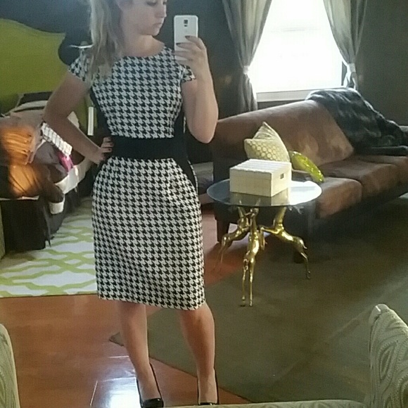 Houndstooth dress
