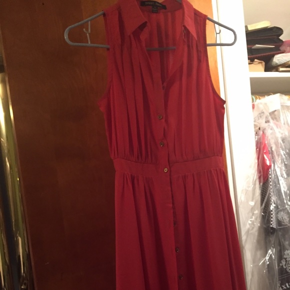 Orange Sleeveless dress