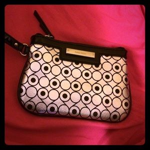 Silver and Black Clutch