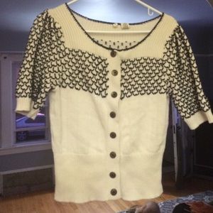 Moth from Anthropologie short sleeved cardigan