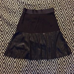 Black Flounce Skirt
