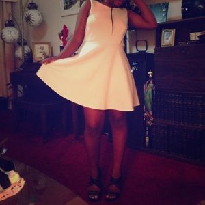 Solid White Cocktail Dress