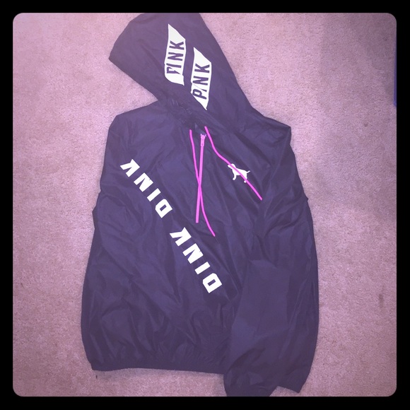 VS Pink rain jacket