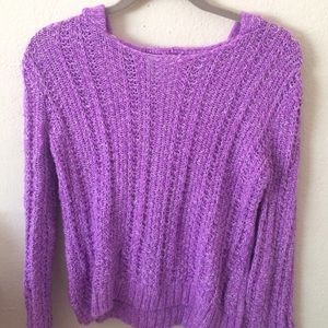 Purple Knitted Sweater From Justice