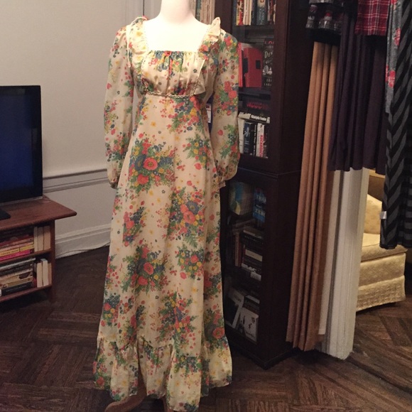 Vintage Dresses & Skirts - Vintage 60s maxi dress