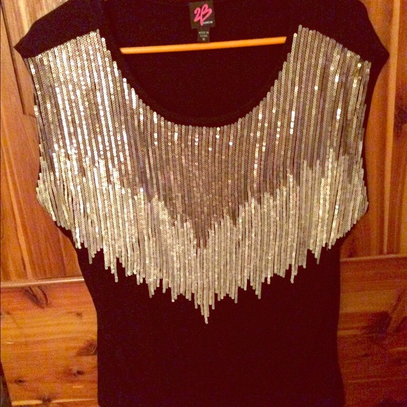 2B bebe Tops - 2b sequin top