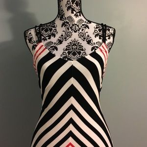 Last chance✨Bebe striped spaghetti strap dress