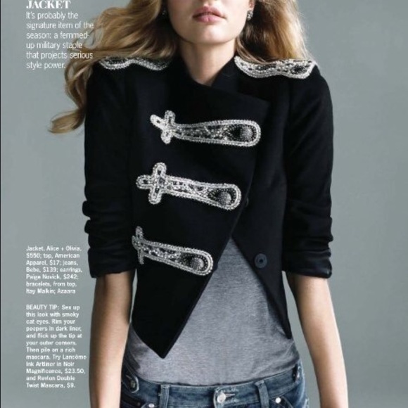 Alice + Olivia Jackets & Blazers - Alice and Olivia "band/military" jacket