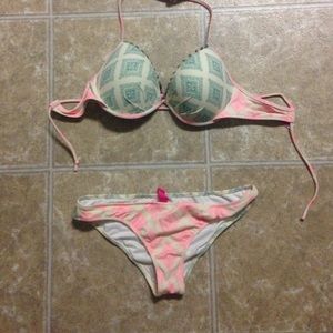 Extremely cute VS swimsuit. NEVER WORN!!!!!
