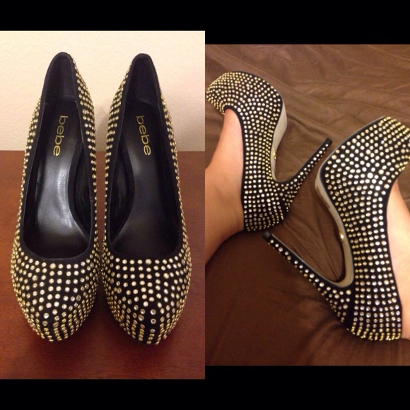 bebe Shoes - NEW💕Bebe studded platform heels