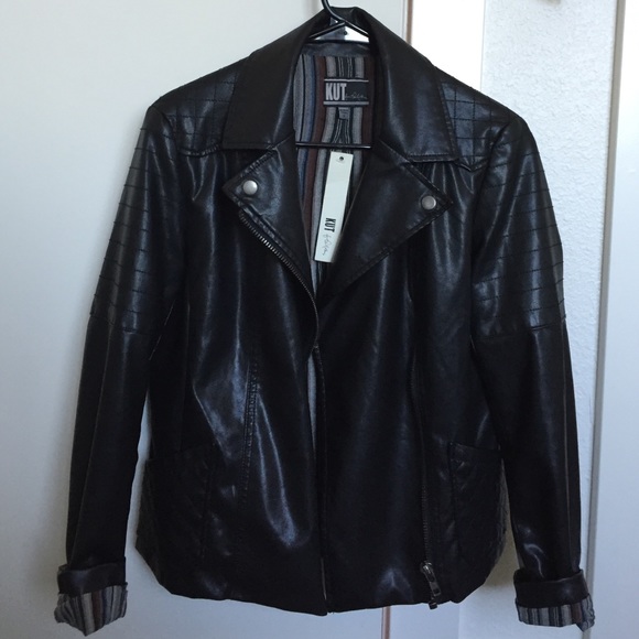 Never worn KUT from the Kloth vegan leather jacket