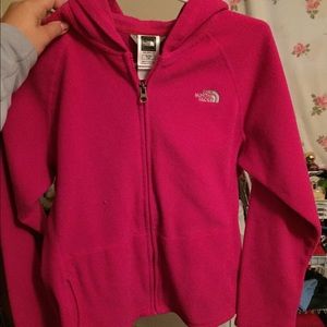 Fuzzy Northface Jacket RESERVED!!!!