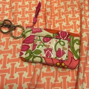 Vera Bradley card holder and lanyard
