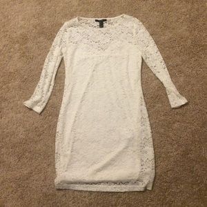 White mini dress from Forever 21