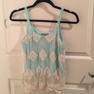 Lace crop top